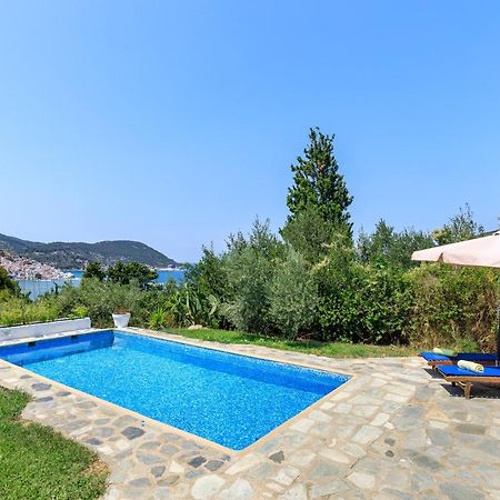 Villa Rodia With Swimming Pool On Skopelos Island Exteriör bild