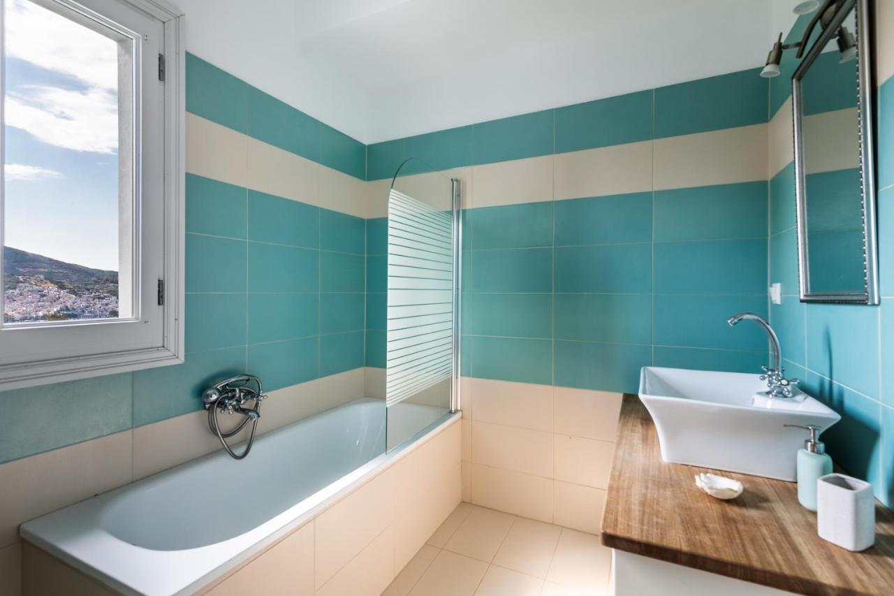 Villa Rodia With Swimming Pool On Skopelos Island Exteriör bild